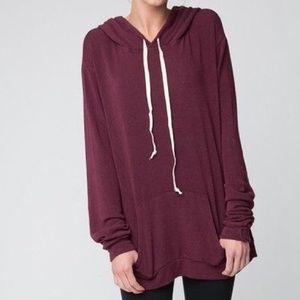 Brandy Melville Maroon Hoodie / Burgundy Hoodie